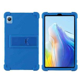 For Blackview Tab 60 8.68-inch 2023 Shockproof Silicone Tablet Case with Holder(Blue)