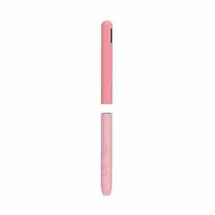 For Apple Pencil 2 AhaStyle PT182 Split Clashing Colors Stylus Protective Case(Pink)