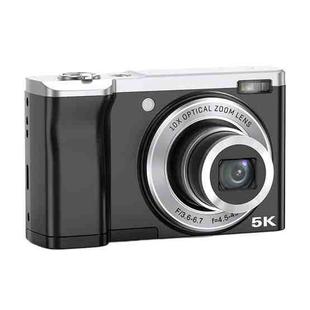 DC305X 5K/30FPS 2.8-Inch HD Shooting 5X Optical Zoom Anti-Shake Digital Camera, Color: Black EU Plug