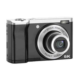 DC305X 5K/30FPS 2.8-Inch HD Shooting 5X Optical Zoom Anti-Shake Digital Camera, Color: Black US Plug