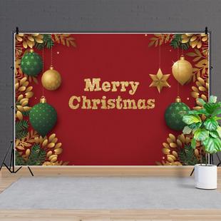 120x80cm Merry Christmas Candy Balloon Photography Background, Color: 12800210