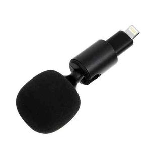 Mobile Phone Live Broadcast Microphone, Style: 8Pin Straight Head (Sponge Cover)