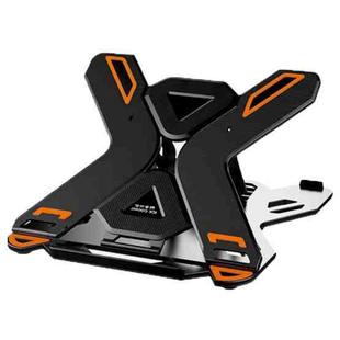 ICE COOREL E5 Laptop Folding And Lifting Cooling Bracket With Mobile Phone Holder Black