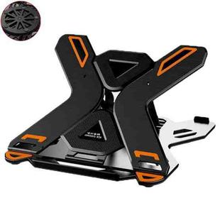 ICE COOREL E5 Laptop Folding And Lifting Cooling Bracket With Mobile Phone Holder Black with Rotating