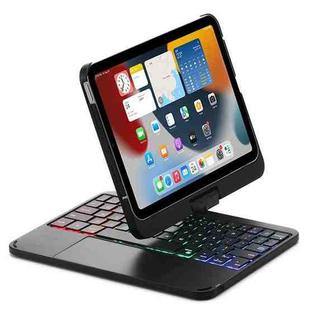 For iPad Mini 6 Tablet Bluetooth Keyboard With Backlight 360 Degree Rotation(Black)