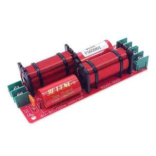 WEAH-2503 High and Low 2-way Speaker Crossover Hi-Fi Home Audio Solderless Divider(B Type Red Capacitor)