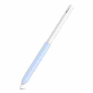 For Apple Pencil 1&2 AhaStyle PT182 Silicone Protective Grip Cover(Blue)