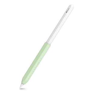 For Apple Pencil 1&2 AhaStyle PT182 Silicone Protective Grip Cover(Green)