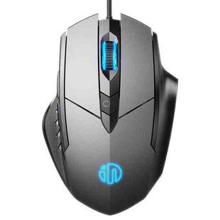 IInphic PW1H Wired Silent Illuminated Computer Gaming 6-Button Mouse(Gray)