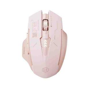 Inphic F8 2.4G Wireless Mute Charging Computer Gaming Mouse(Milk Tea Color)