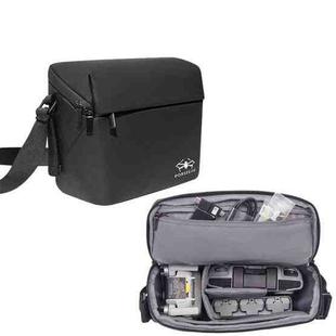 For DJI Mini 4K / Mini 2 SE / Mini 2 Portable Waterproof Shoulder Bag Messenger Bag(Black)