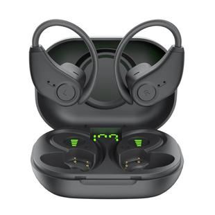 Bluedio S6 Sports Wireless Stereo Bluetooth Earphones With Battery Level Display Charging Bin(Black)