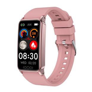 Uric Acid Blood Lipid Noninvasive Blood Sugar Heart Rate Oxygen Temperature Monitoring Smart Healthy Sports Bracelet(Pink)