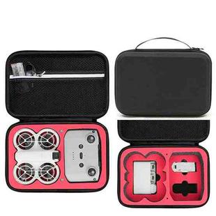 For DJI Neo Fly More Combo Carrying Case Handbag Protective Box(Black + Red Inner)