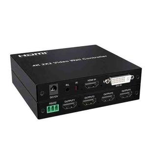 4K 2x2 HDMI Video HD Splice Support HDMI / DVI Input 4CH HDMI Output EU Plug