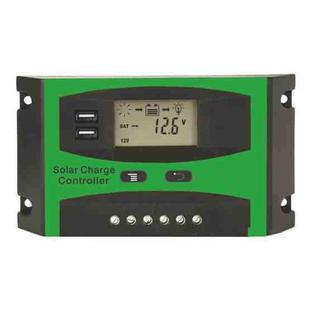 10A 12V/24V Solar Charge And Discharge Controller Dual USB Port LCD Solar Cells Panel Charge Regulator