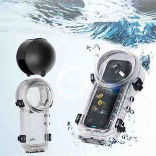 For Insta360 X4 aMagisn 50m Depth Waterproof Protective Case Quick Release Invisible Diving Cover