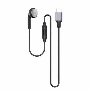 Single Side Subwoofer Wired Earphone, Style: Type-C Port With Mic Straight Head 120cm