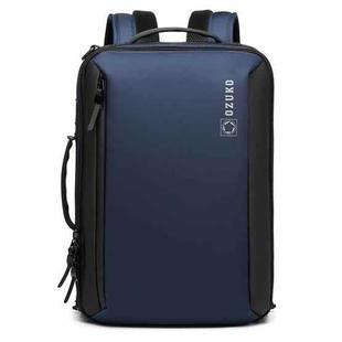 Ozuko Business Laptop USB Backpack Men Schoolbag(Dark Blue)