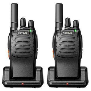 RETEVIS H777 1pair 16 Channels Compact Portable Handheld Walkie Talkie With Charging Base, Style: PMR