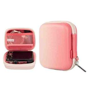 Cwatcun H45 Mini Storage Bag Small Microslice Digital Camera Bag PU Waterproof Hard Shell Bag(Pink)