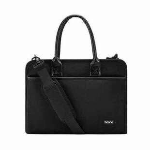 Baona BN-I009 14-inch Large-capacity Shock-absorbing And Wear-resistant Laptop Bag(Black)