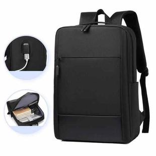 Large-capacity Travel Business Waterproof Laptop Backpack(Black)