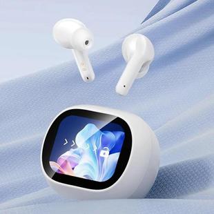 Smart Touch Color Screen Wireless Bluetooth Earphones(White)