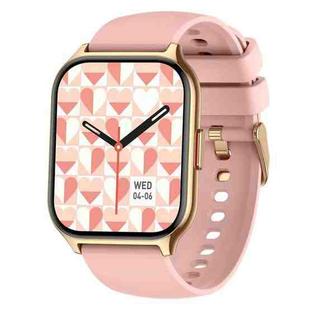 Blood Oxygen / Sleep / Heart Rate Health Monitoring Smart Watch Square Sports Watch(Pink)