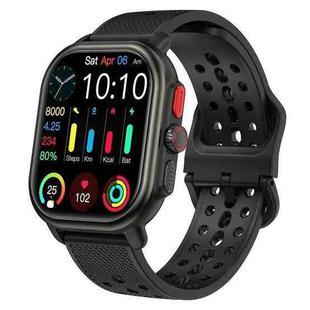 Sports Smart Watch 2.06 Inch Ultra HD AMOLED Screen Bluetooth Talking Watch(Black)