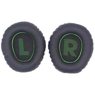 1pair For JBL Quantum 350 / 360 Headphone Leather Sponge Cover Earmuffs(Green)