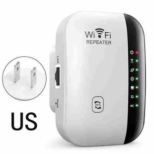 300Mbps Wireless WIFI Repeater 2.4G Route Signal Amplifier 7 Lights Version, Spec: US Plug