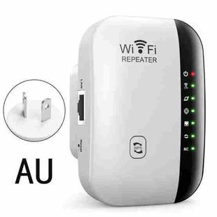 300Mbps Wireless WIFI Repeater 2.4G Route Signal Amplifier 7 Lights Version, Spec: AU Plug