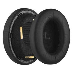 1pair For BOSE QC Ultra Headphone Leather Sponge Cover Earmuffs, Color: Black Lambskin