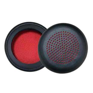 1pair For Plantronics UC B825 Headphone Leather Sponge Cover Earmuffs, Color: Red Mesh Leather