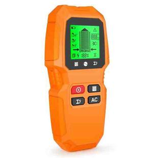 HW-QB6 5 In 1 Wall Scanner Handheld Stud Finder Wood Current Metal Live Wires Detection(Orange)