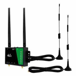 4G Wireless Plug-in Router Detachable Extension Antenna LTE Monitoring Network WiFi Hotspot, EU Plug(Black)