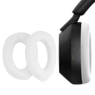 1pair For Sony WH-1000XM5 Headphone Leather Sponge Cover Earmuffs(White)