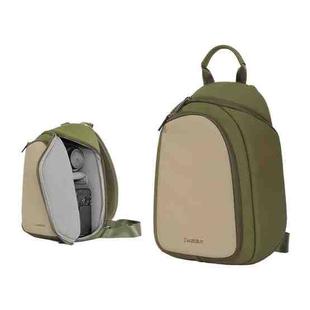 Cwatcun D148 Medium Casual Camera Bag Shoulder Crossbody Daily Photography Bag, Color: Army Green