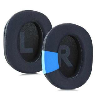 For Logitech G PRO X 2pcs Ice Feeling Gel Earmuffs Sponge Cover Earmuffs(Black)