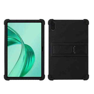For Honor Pad X9 Shockproof Silicone Tablet Protective Case With Holder(Black)