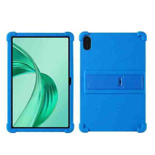 For Honor Pad X9 Shockproof Silicone Tablet Protective Case With Holder(Blue)