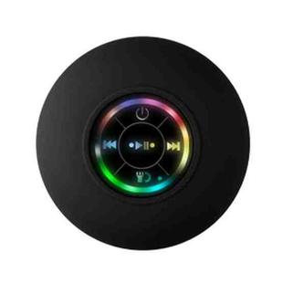 BT-07 Portable Large Suction Cup Waterproof Bathroom Bluetooth Speaker(Black)