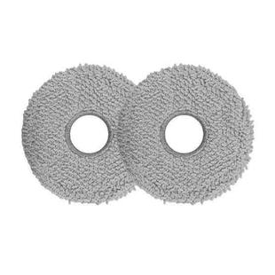 2pcs Rag For Dreame X30 / X30 Pro Robot Vacuum Cleaner Replacement Parts