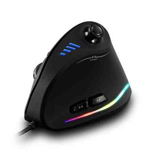 ZELOTES C18 11-Keys RGB Vertical Grip Ergonomic Joystick Programming Gaming Wired Mouse(Black)