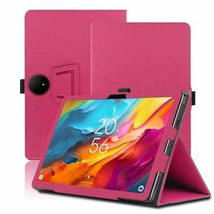 For TCL Nxtpaper 14 14.3-Inch Skin Texture All Inclusive Leather Tablet Case(Rose Red)