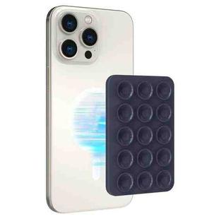 AhaStyle CY202 Suction Cup Magnetic Phone Holder Silicone Adhesive Mirror Sticker(Dark Blue)