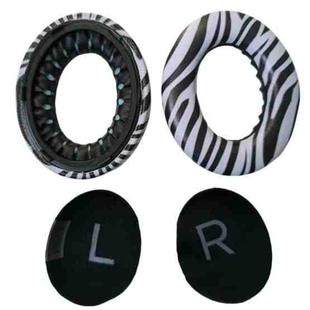 For BOSE 700 / NC700 2pcs Headphone Sponge Cover With Pad(Zebra Print)