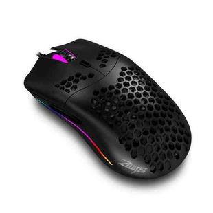 ZELOTES C7 7-buttons RGB Lighting Hollow Computer Office Wired Mouse(Black)