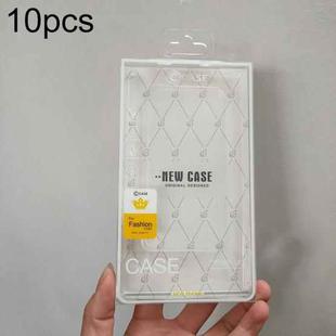 10pcs /Pack 170 X 90mm Mobile Phone Case Packaging Transparent Plastic Box(Thumbs-up + Yellow)